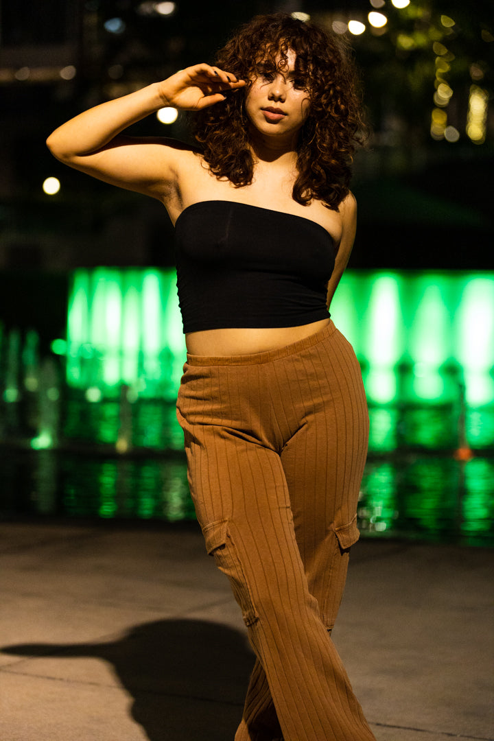 ORGANIC COTTON STRUCTURED PANT