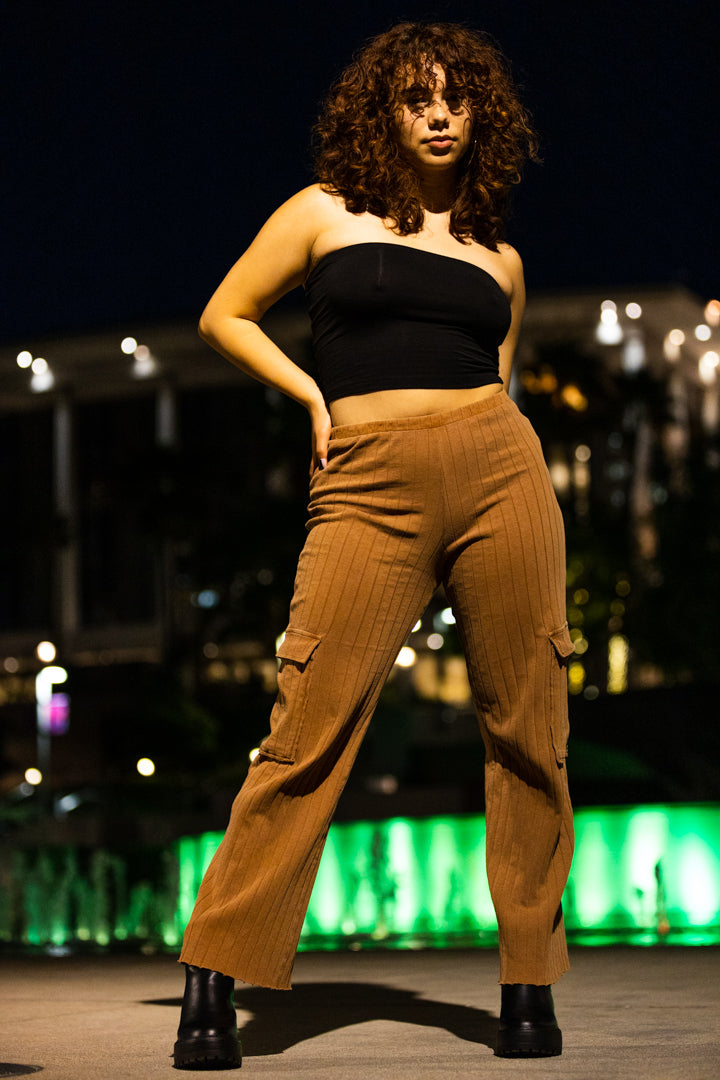 ORGANIC COTTON STRUCTURED PANT