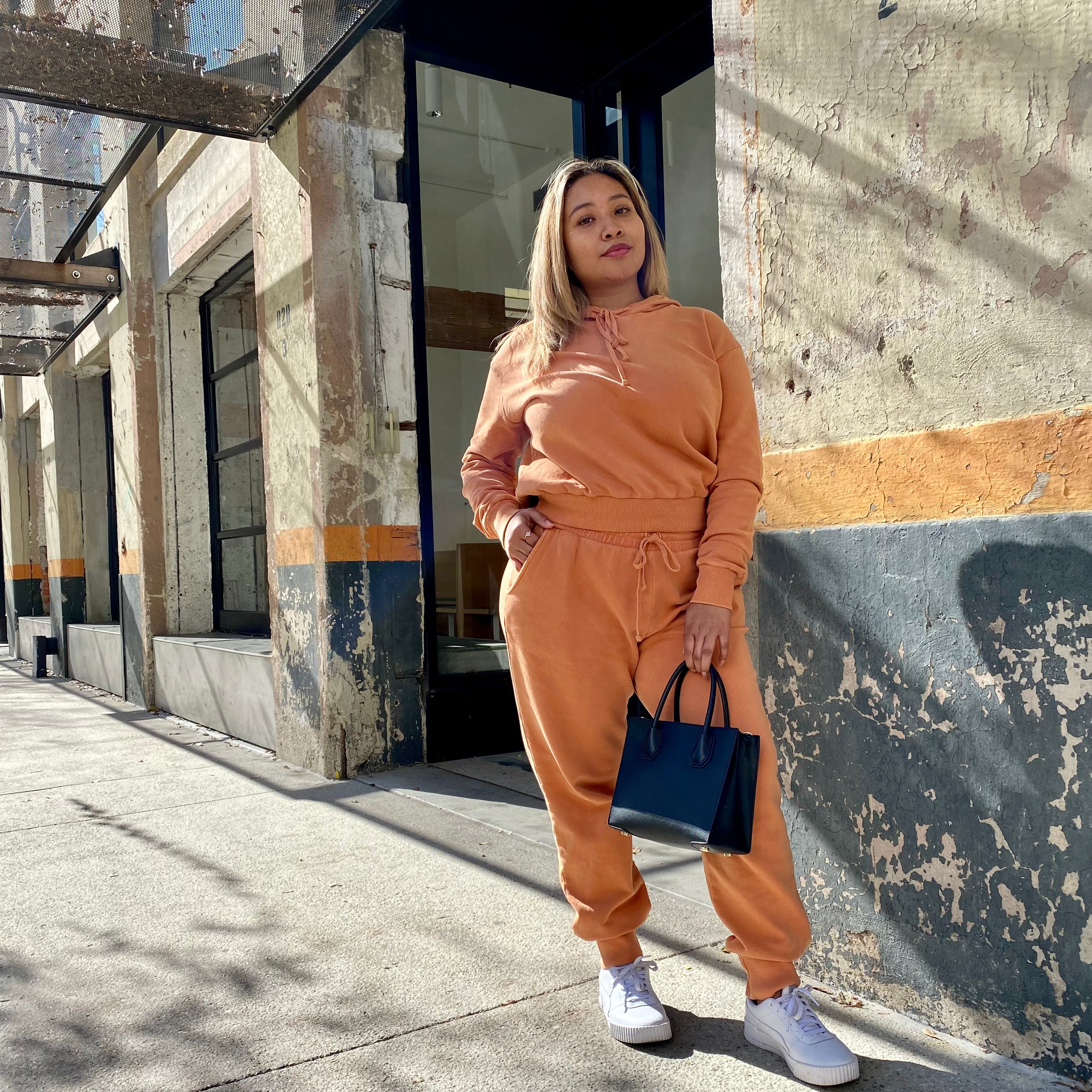 DAYDREAMER HOODIE IN PEACH