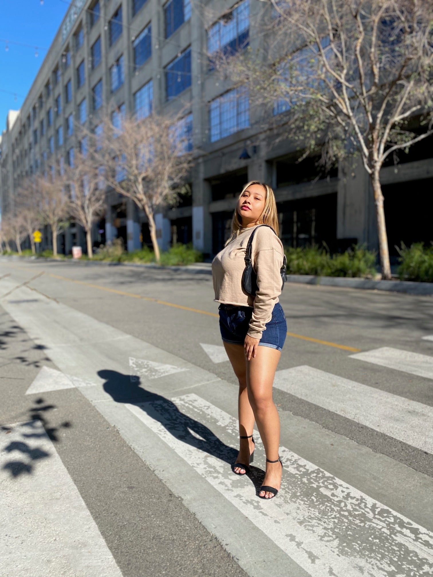 Recycled French Terry Long Sleeve Top