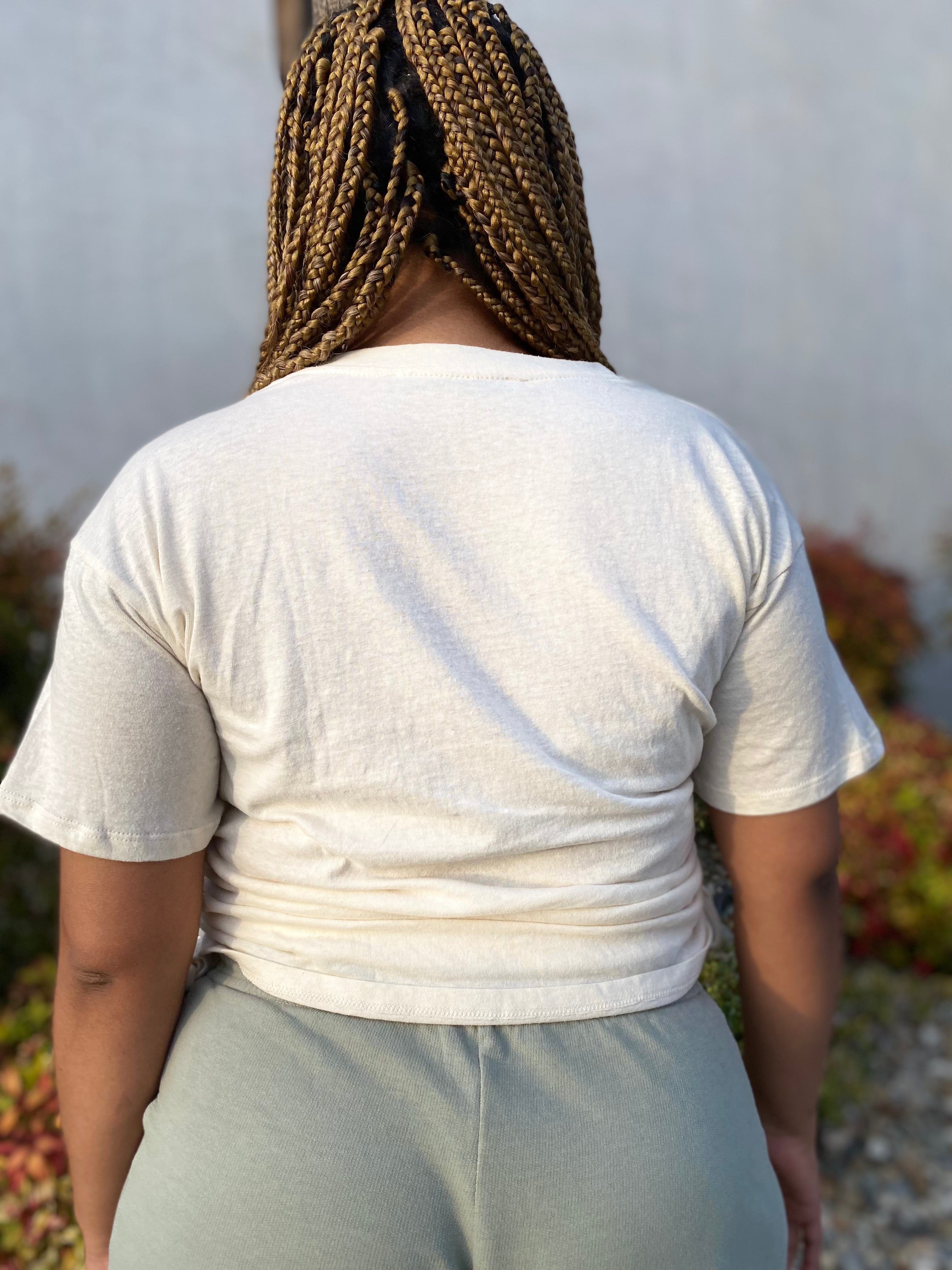 Recycled Ruched Side Crop Top