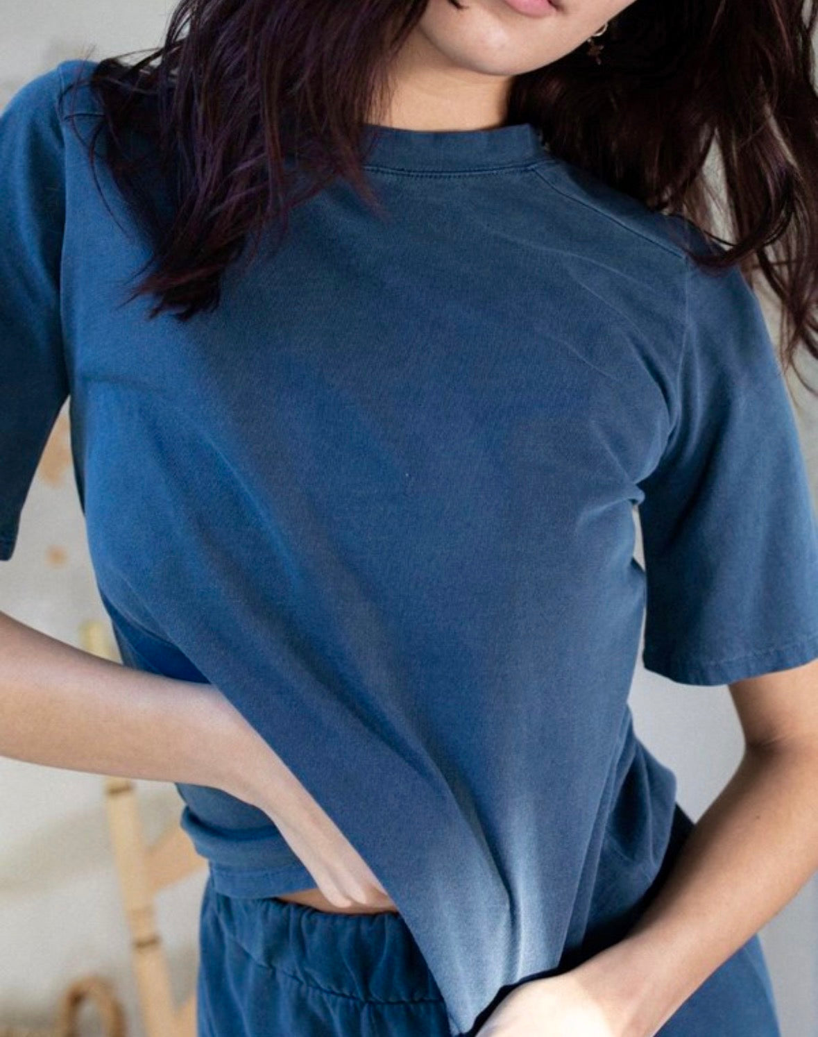 Organic Cotton Blues Top