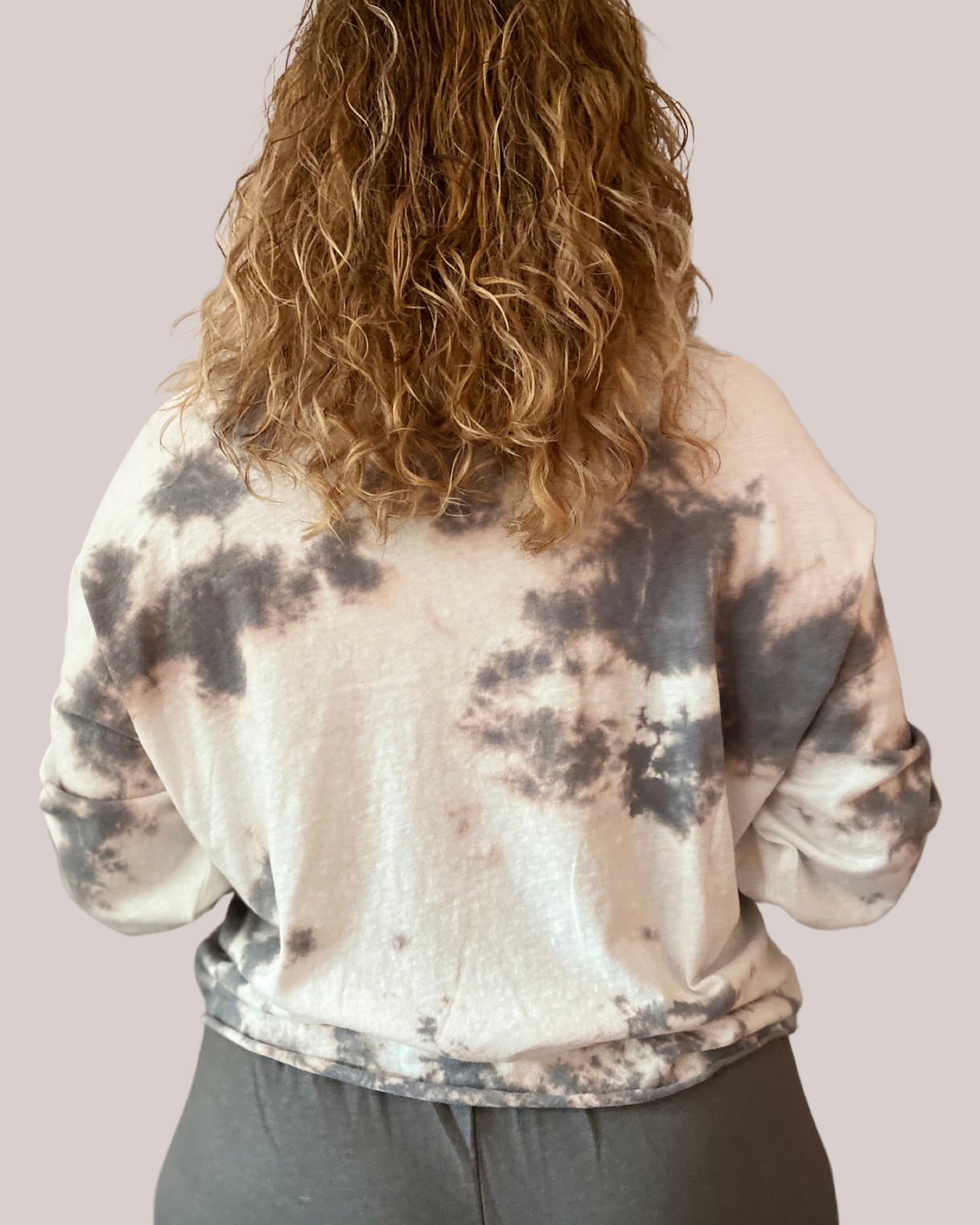 RECYCLED TIE DYE V TOP